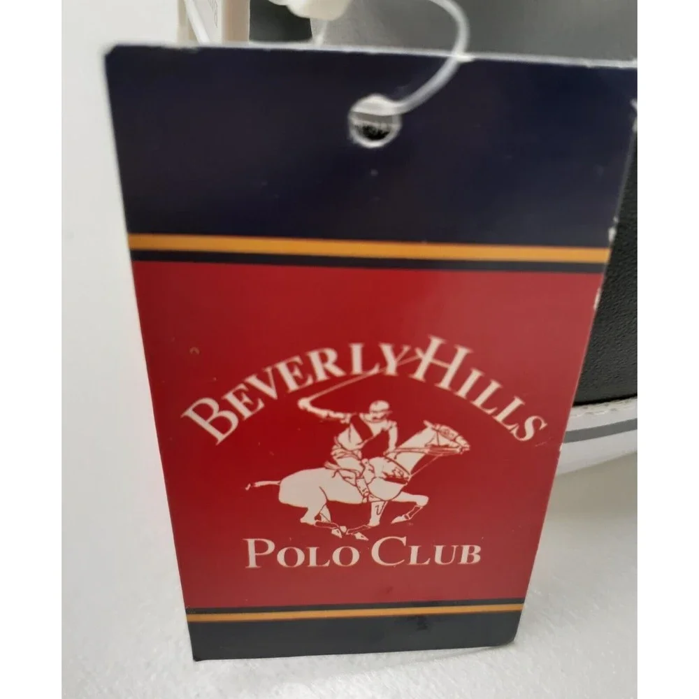 NWT! Beverly Hills Polo Club Infant Baby Sneaker-Style Shoes Navy/Gray Size 3